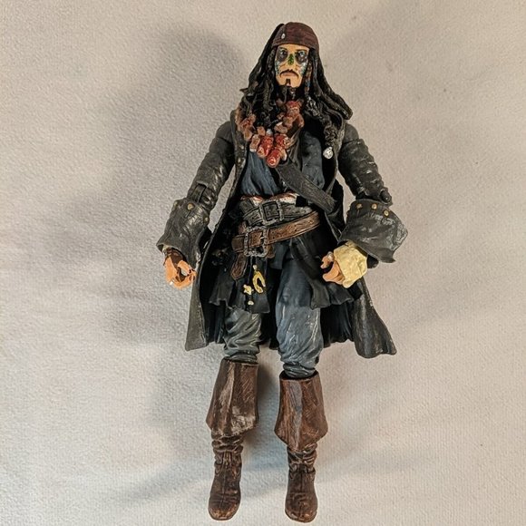 Disney Jack Sparrow Dead Man's Chest PotC Pirates of the Caribbean 6" Toy Figure - Picture 2 of 10